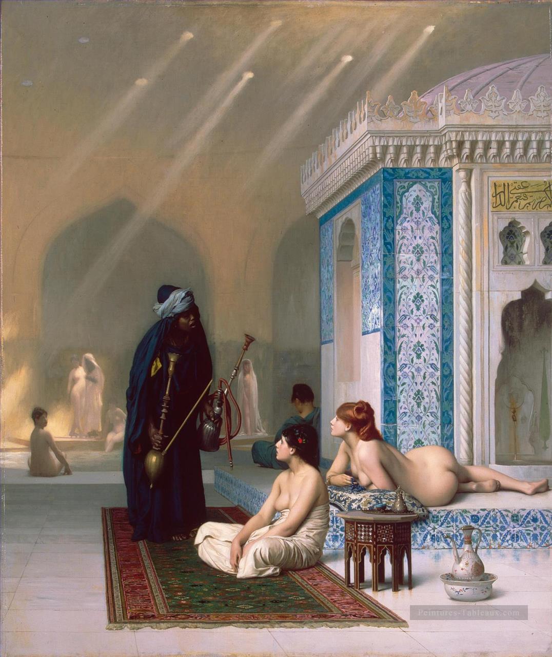 Harem Pool Orientation Grecque Arabe Jean Léon Gérôme Peintures à l'huile